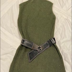 Brand new Sleeveless mock neck sweater dress